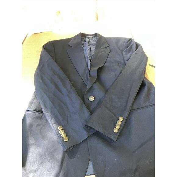 Coppley Wool Blazer Navy Blue 40S Sport Coat, Canada Jacket, Professional Attire - Picture 2 of 16